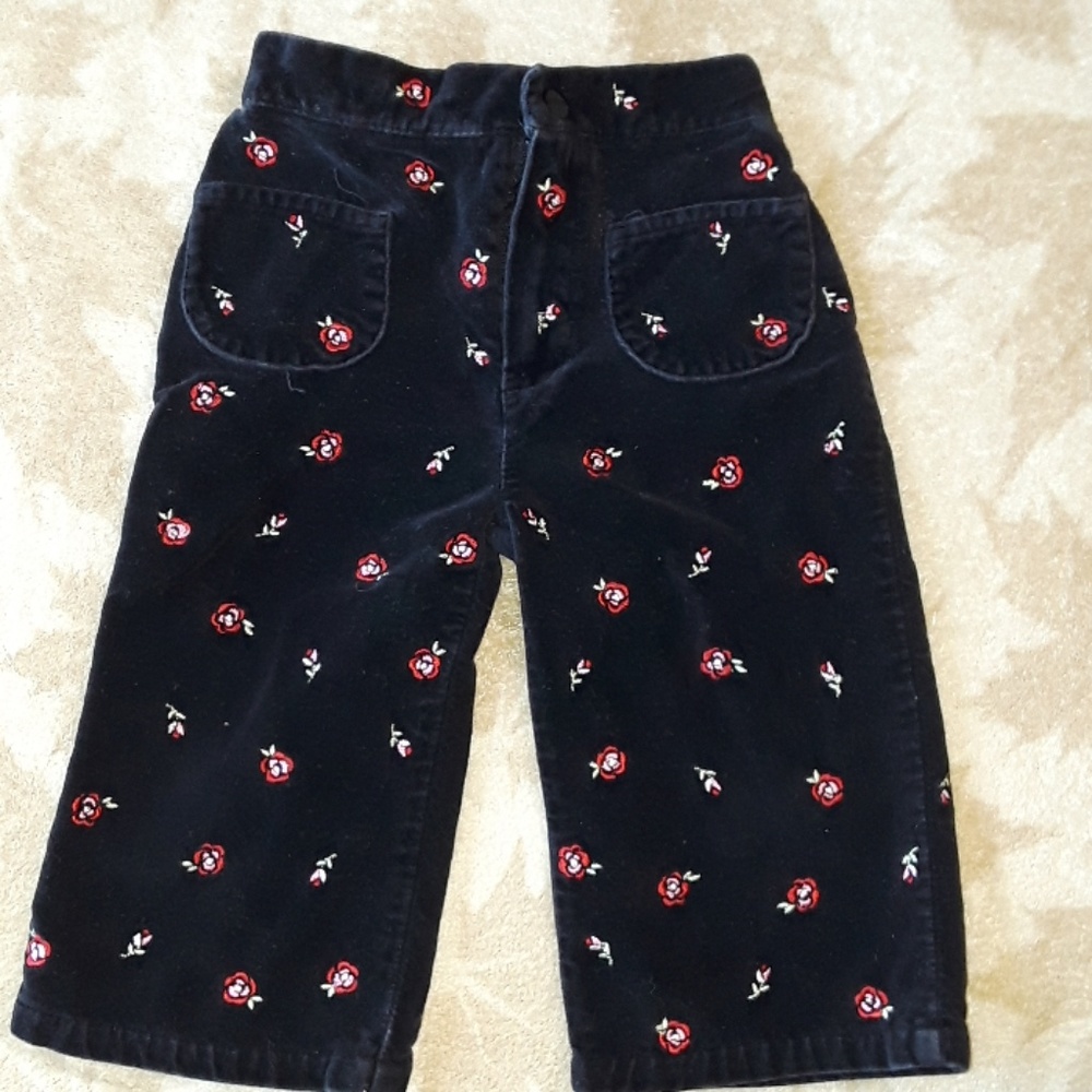 Vintage baby Sonoma pants with fleece size 12m
